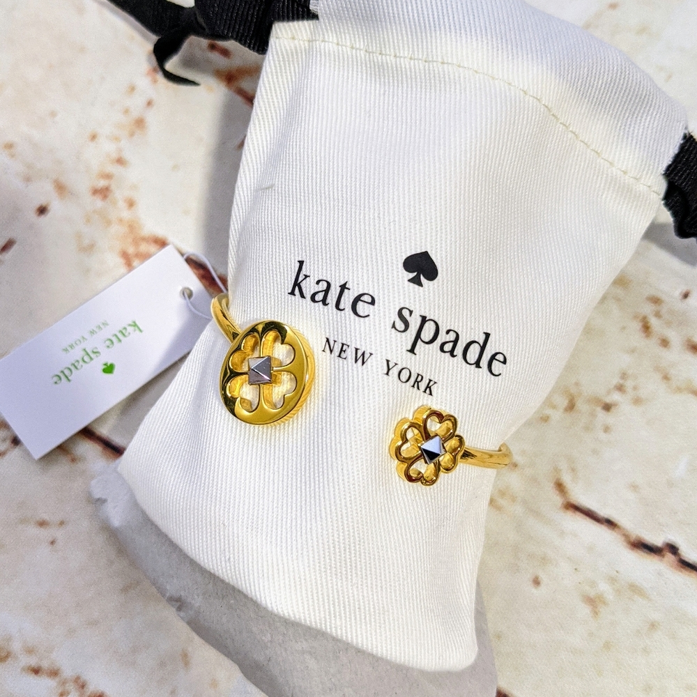 SALE HPπ Kate Spade Spades & Studs Cuff Bangle - Picture 3 of 6